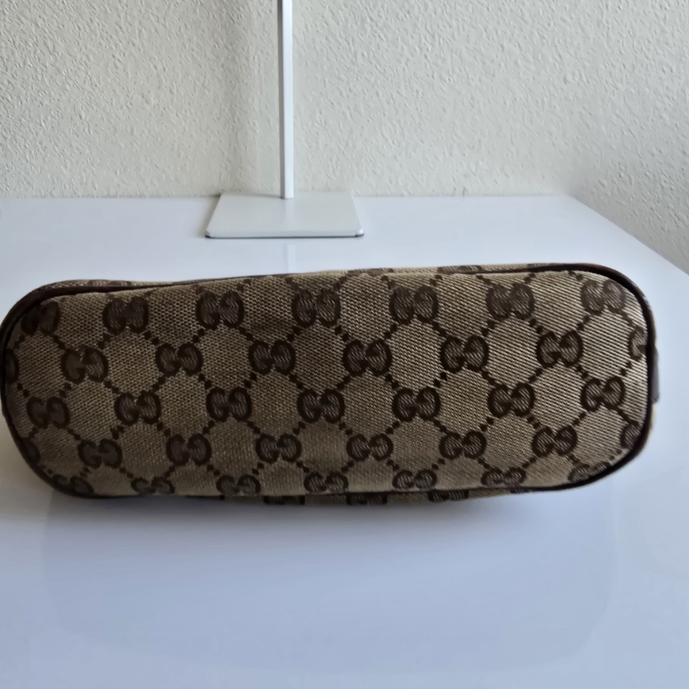 Gucci GG Canvas Boat Bag Brown - Picture 5 of 16